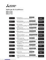 Предварительный просмотр 1 страницы Mitsubishi Electric MXZ-3C54VA Installation Manual