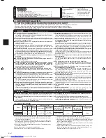 Предварительный просмотр 2 страницы Mitsubishi Electric MXZ-3D54VA Installation Manual