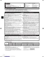 Предварительный просмотр 2 страницы Mitsubishi Electric MXZ-5B42NA Installation Manual