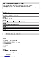 Предварительный просмотр 2 страницы Mitsubishi Electric MXZ-5B42NA Service Manual