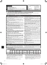 Предварительный просмотр 72 страницы Mitsubishi Electric MXZ-6D122VA2 Installation Manual