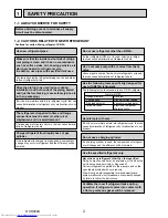 Предварительный просмотр 2 страницы Mitsubishi Electric MXZ-8B140VA Technical & Service Manual