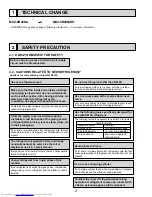 Preview for 2 page of Mitsubishi Electric MXZ-8B48NA Technical & Service Manual