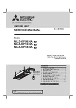 Mitsubishi Electric MXZ-C NA Series Service Manual preview