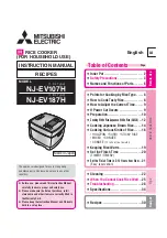 Mitsubishi Electric NJ-EV107H Instruction Manual preview