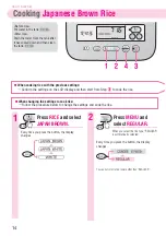 Preview for 14 page of Mitsubishi Electric NJ-EX107H Instruction Manual & Recipes