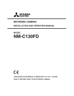 Mitsubishi Electric NM-C130FD Installation And Operation Manual preview