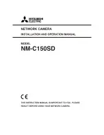 Mitsubishi Electric NM-C150SD Installation And Operation Manual preview