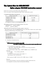 Preview for 3 page of Mitsubishi Electric PA7003 Instruction Manual