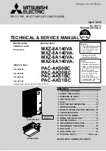 Preview for 1 page of Mitsubishi Electric PAC-AK31BC Technical & Service Manual