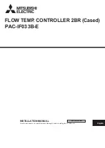 Preview for 1 page of Mitsubishi Electric PAC-IF033B-E Installation Manual