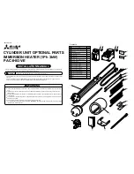 Preview for 1 page of Mitsubishi Electric PAC-IH03V-E Installation Manual