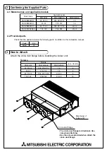 Предварительный просмотр 2 страницы Mitsubishi Electric PAC-KD32EDF-F Installation Manual