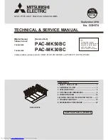 Mitsubishi Electric PAC-MK30BC Technical And Service Manual предпросмотр