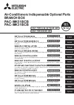 Mitsubishi Electric PAC-MK31BCB Installation Manual preview