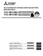 Mitsubishi Electric PAC-MKA30BC Installation Manual предпросмотр