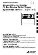 Предварительный просмотр 1 страницы Mitsubishi Electric PAC-SF41SCA Instruction Book