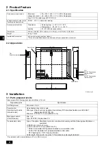 Preview for 4 page of Mitsubishi Electric PAC-SF46EPA Installation Manual