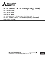 Preview for 1 page of Mitsubishi Electric PAC-SIF051B-E Installation Manual
