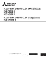 Mitsubishi Electric PAC-SIF051B-E Installation Manual preview