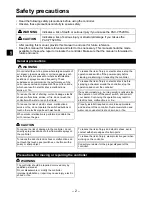 Preview for 2 page of Mitsubishi Electric PAC-YT52CRA Instruction Manual