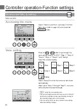 Предварительный просмотр 24 страницы Mitsubishi Electric PAR-30MAAU Instruction Book