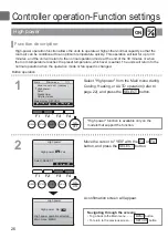 Предварительный просмотр 26 страницы Mitsubishi Electric PAR-30MAAU Instruction Book