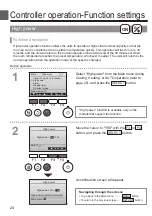 Preview for 24 page of Mitsubishi Electric PAR-32MAA Instruction Book