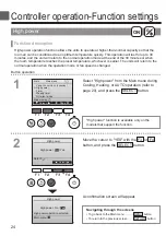 Предварительный просмотр 24 страницы Mitsubishi Electric PAR-32MAAG Instruction Book