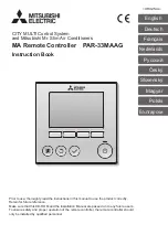 Mitsubishi Electric PAR-33MAAG Instruction Book preview