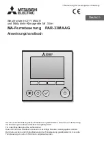 Preview for 65 page of Mitsubishi Electric PAR-33MAAG Instruction Book