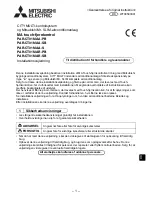 Preview for 421 page of Mitsubishi Electric PAR-CT01MAA-PB Installation Manual