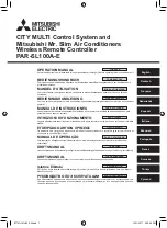 Mitsubishi Electric PAR-SL100A-E Operation Manual preview