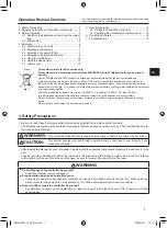 Предварительный просмотр 3 страницы Mitsubishi Electric PAR-SL101A-E Series Operation Manual & Installation Manual