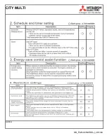 Предварительный просмотр 3 страницы Mitsubishi Electric PAR-U01MEDU-J Information