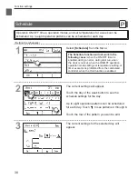 Preview for 38 page of Mitsubishi Electric PAR-U01MEDU Smart ME Instruction Book