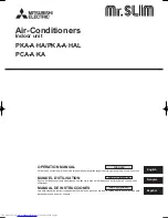 Mitsubishi Electric PCA-A KA Operation Manual предпросмотр