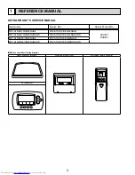 Предварительный просмотр 2 страницы Mitsubishi Electric PCA-A24KA4 Service Manual