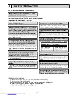 Предварительный просмотр 3 страницы Mitsubishi Electric PCA-A24KA4 Service Manual