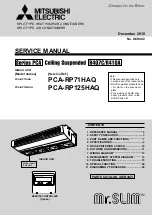 Предварительный просмотр 1 страницы Mitsubishi Electric PCA-RP125HAQ Service Manual