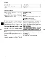 Preview for 2 page of Mitsubishi Electric PCFY-P VGM-E Operation Manual