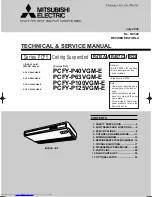 Предварительный просмотр 1 страницы Mitsubishi Electric PCFY-P100VGM-E Technical & Service Manual