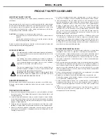 Предварительный просмотр 4 страницы Mitsubishi Electric PD-4225S Service Manual