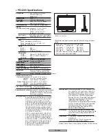 Предварительный просмотр 9 страницы Mitsubishi Electric PD-4265 Service Manual