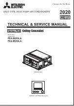 Mitsubishi Electric PEA-M200LA Technical & Service Manual предпросмотр