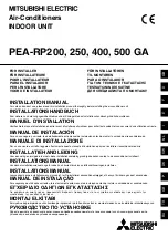 Mitsubishi Electric PEA-RP200 GA Installation Manual preview