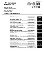 Preview for 1 page of Mitsubishi Electric PEA-RP200WKA Operation Manuals