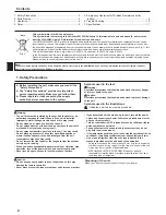 Preview for 2 page of Mitsubishi Electric PEA-RP200WKA Operation Manuals