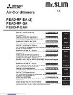 Предварительный просмотр 1 страницы Mitsubishi Electric PEAD-RP EA Installation Manual