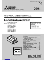 Предварительный просмотр 1 страницы Mitsubishi Electric PEAD-RP1.6EA Technical & Service Manual